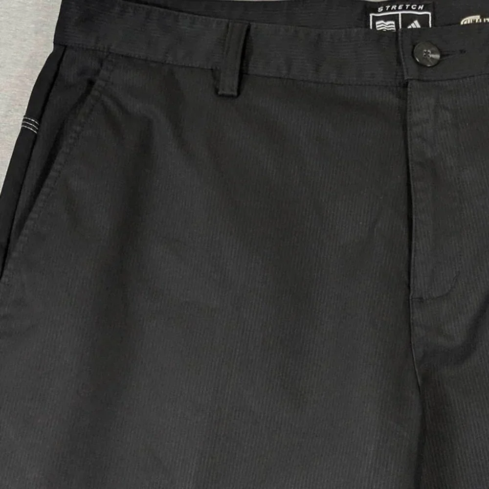 Adidas Golf Pants Mens‎ 34x31 Black Climalite Athleisure Stretch Vacation Travel
